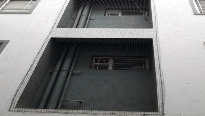 Duct Area safety nets in Hsr-Layout